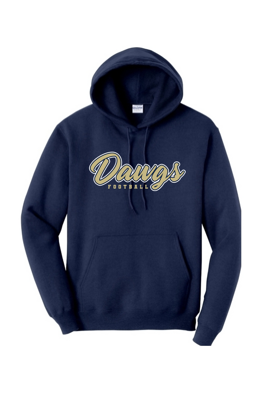 Otsego Football Vegas Logo Heavy Blend Hooded Sweatshirt