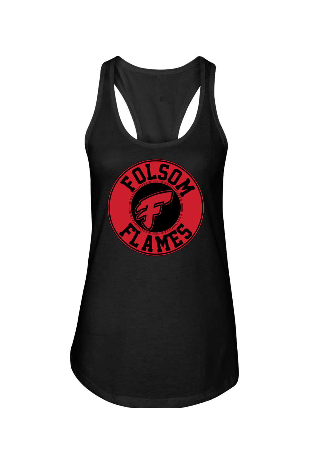 Folsom Flames Ladies Racerback Tank