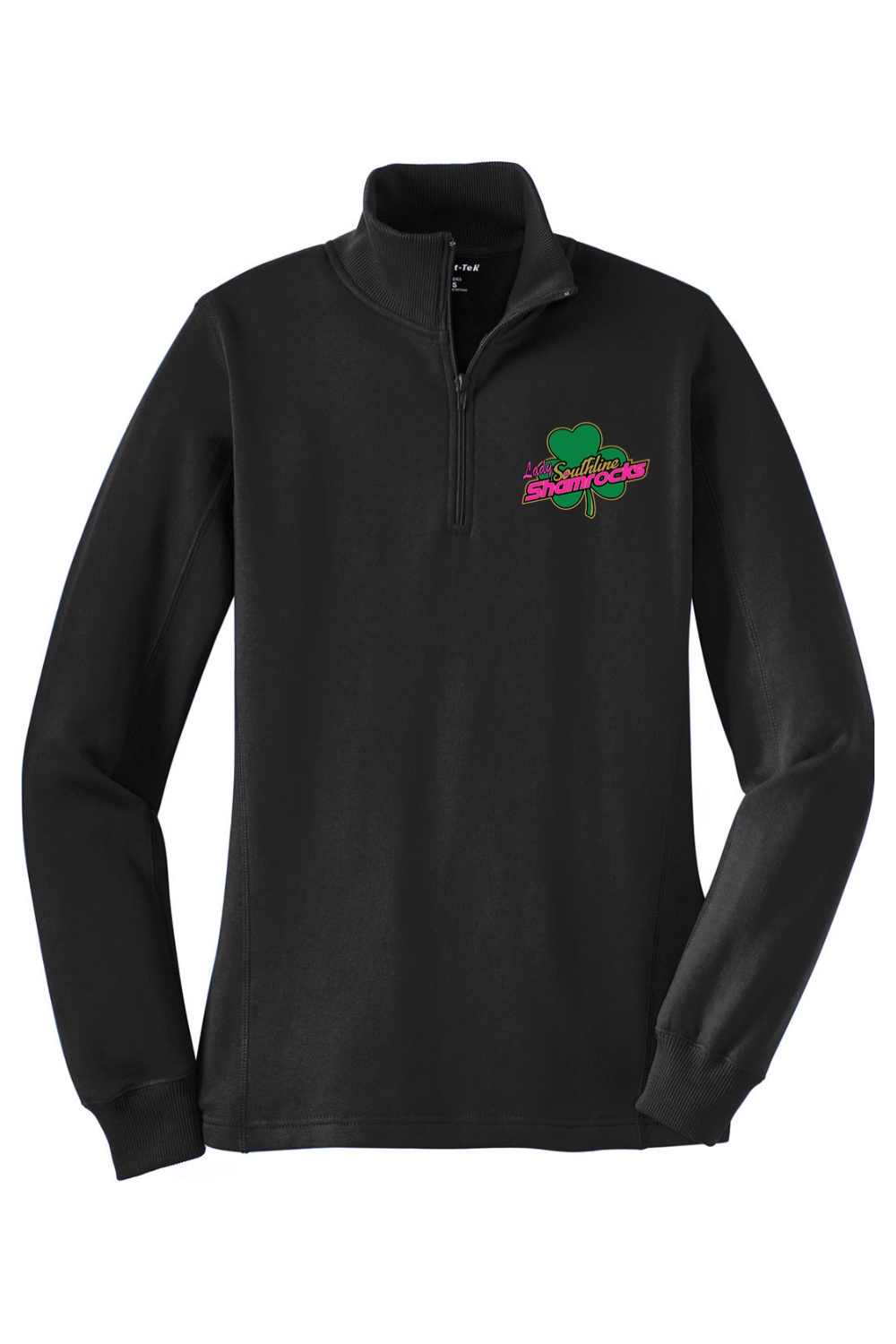 Shamrocks Softball Ladies 1/4-Zip Sweatshirt