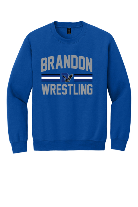 Brandon MS Wrestling DTF Heavy Blend Crewneck Sweatshirt
