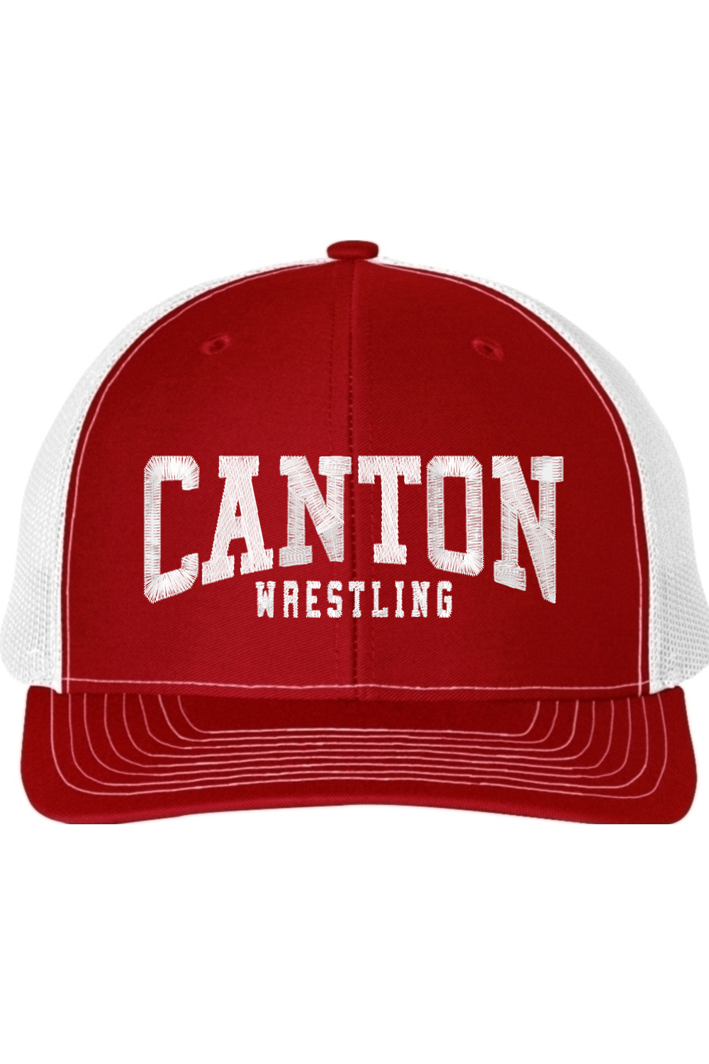 Canton Wrestling Embroidered Snapback Trucker Cap