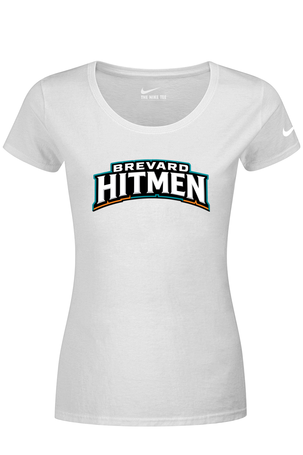 Brevard Hitmen DTF Nike Ladies Dri-FIT Cotton/Poly Scoop Neck Tee