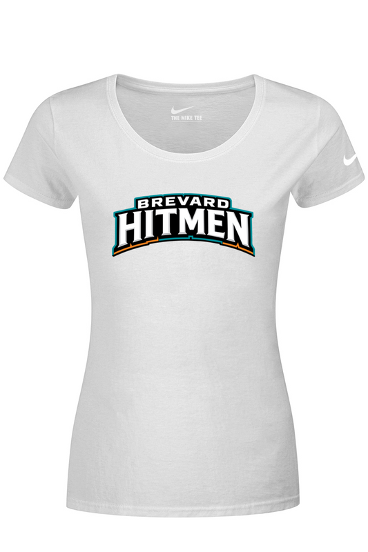 Brevard Hitmen DTF Nike Ladies Dri-FIT Cotton/Poly Scoop Neck Tee