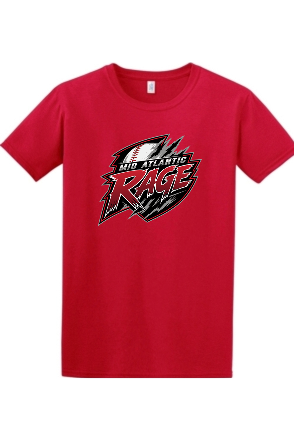 Rage Baseball DTF Softstyle T-Shirt