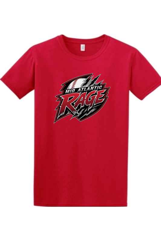 Rage Baseball DTF Softstyle T-Shirt