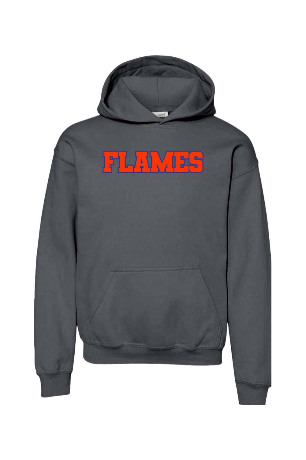 Flames MI Team DTF Youth Heavy Blend Hooded Sweatshirt