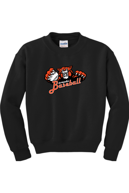 Armada Baseball Youth Heavy Blend Crewneck Sweatshirt