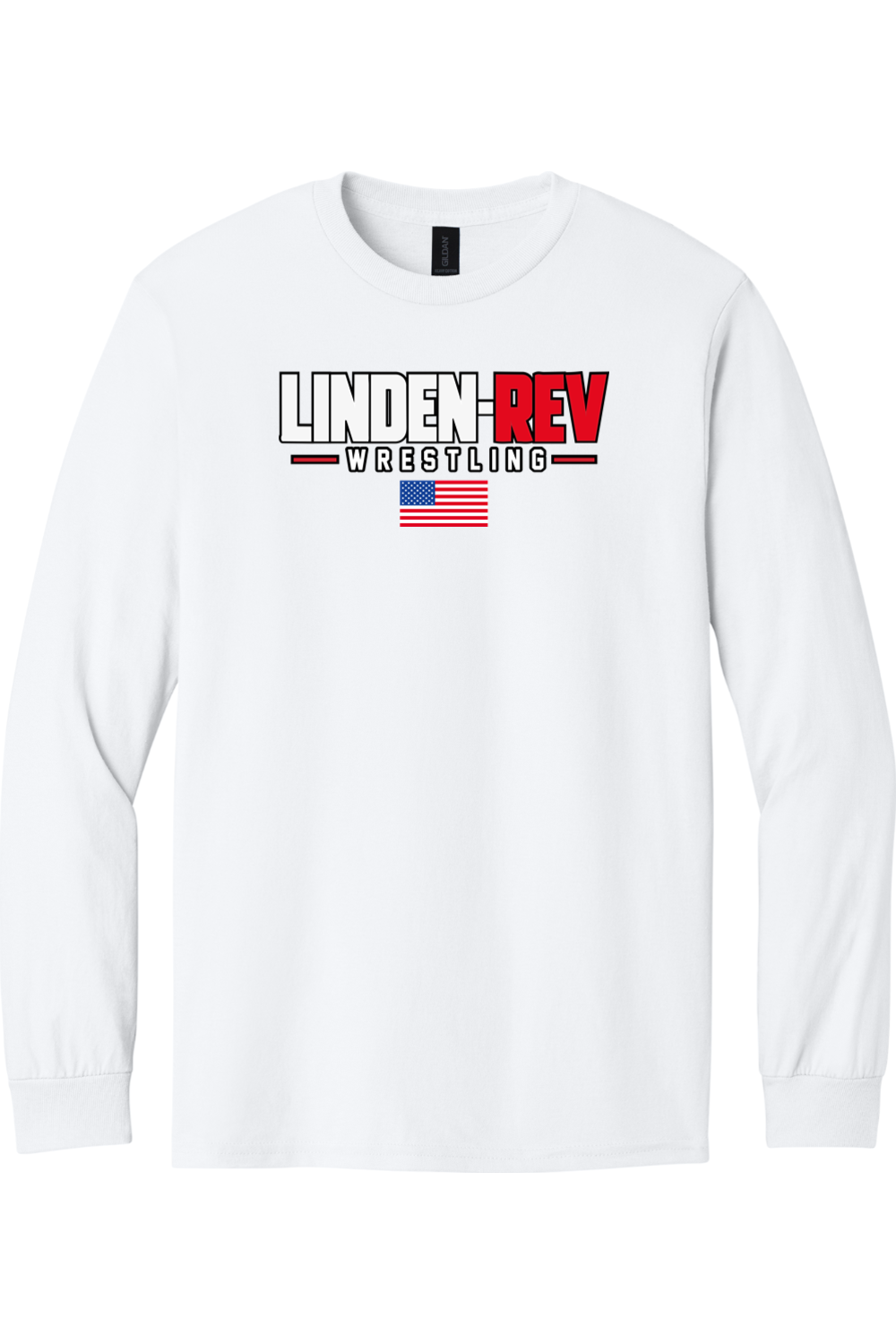 Linden Rev Wrestling DTF Heavy Cotton Long Sleeve T-Shirt