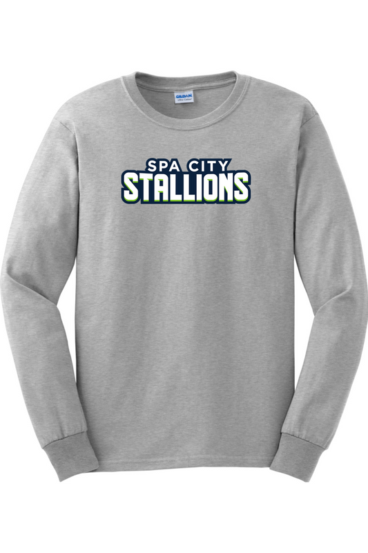 Spa City Stallions DTF Ultra Cotton Long Sleeve T-Shirt
