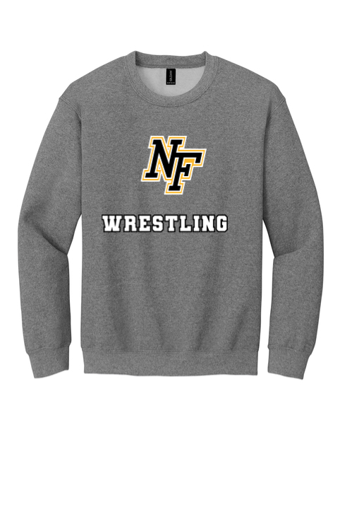 North Farmington Wrestling DTF Heavy Blend Crewneck Sweatshirt