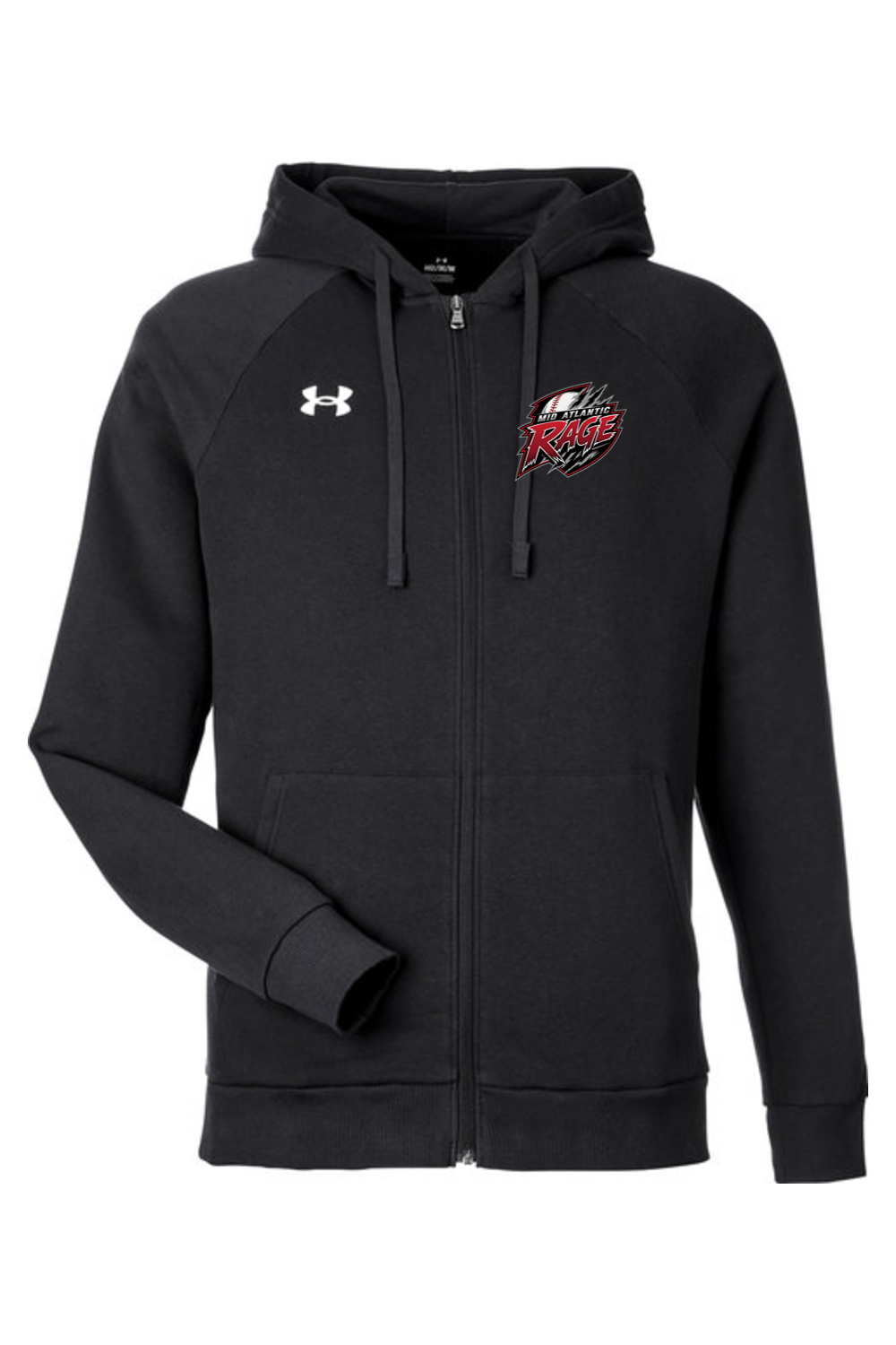 Rage Baseball DTF Under Armour Men's Rival Fleece Full-Zip