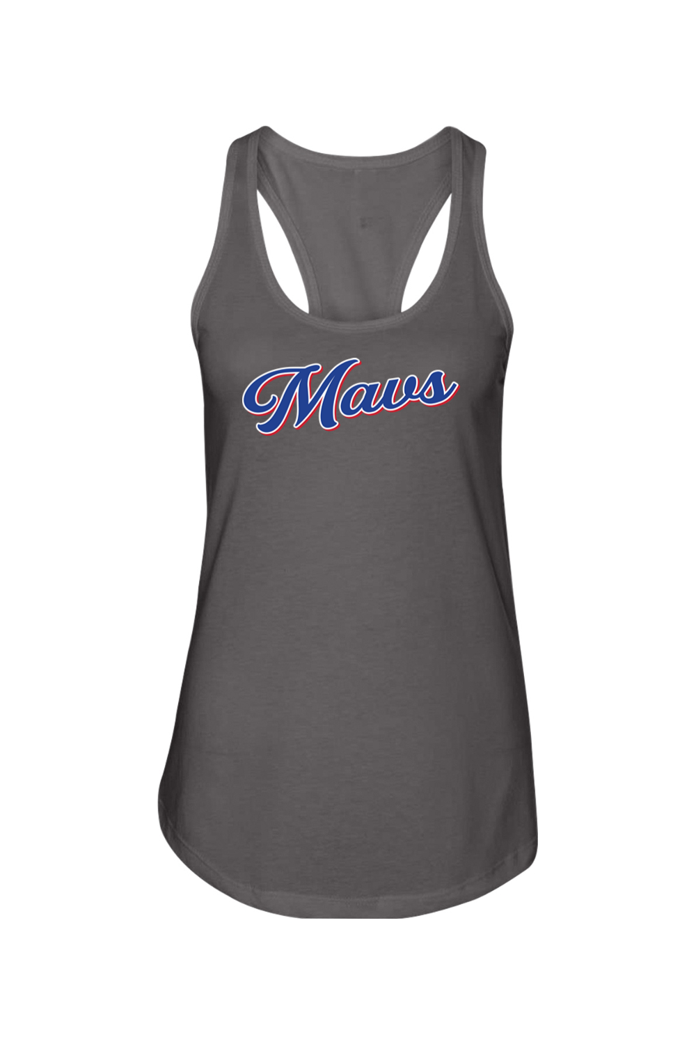 Maverick Manchester Baseball Ladies Racerback Tank