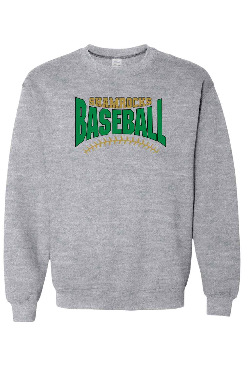 Shamrocks Baseball Heavy Blend Crewneck Sweatshirt