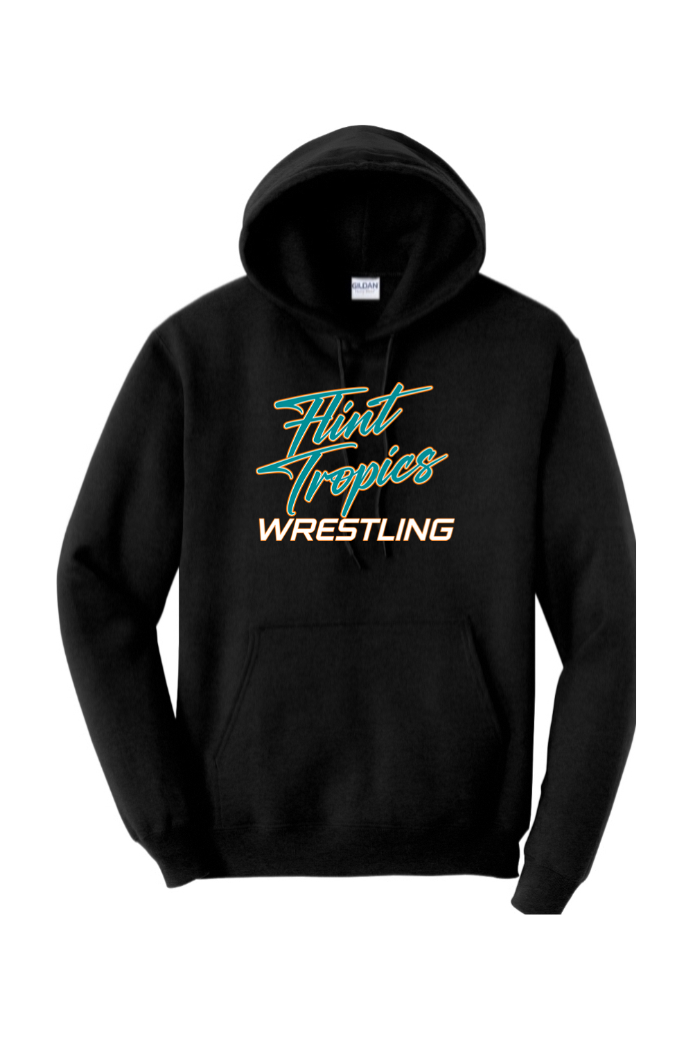 Flint Tropics Wrestling DTF Heavy Blend Hooded Sweatshirt