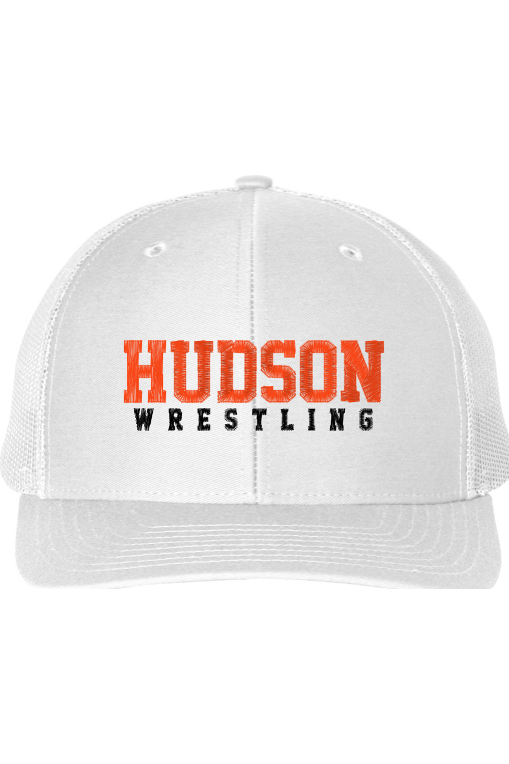 Hudson Wrestling Embroidered Snapback Trucker Cap