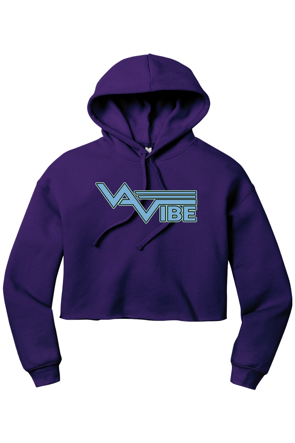 VA Vibe Softball DTF Women’s Sponge Fleece Cropped Fleece Hoodie