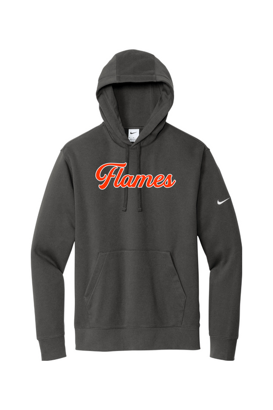 Flames MI Team DTF Nike Club Fleece Sleeve Swoosh Pullover Hoodie