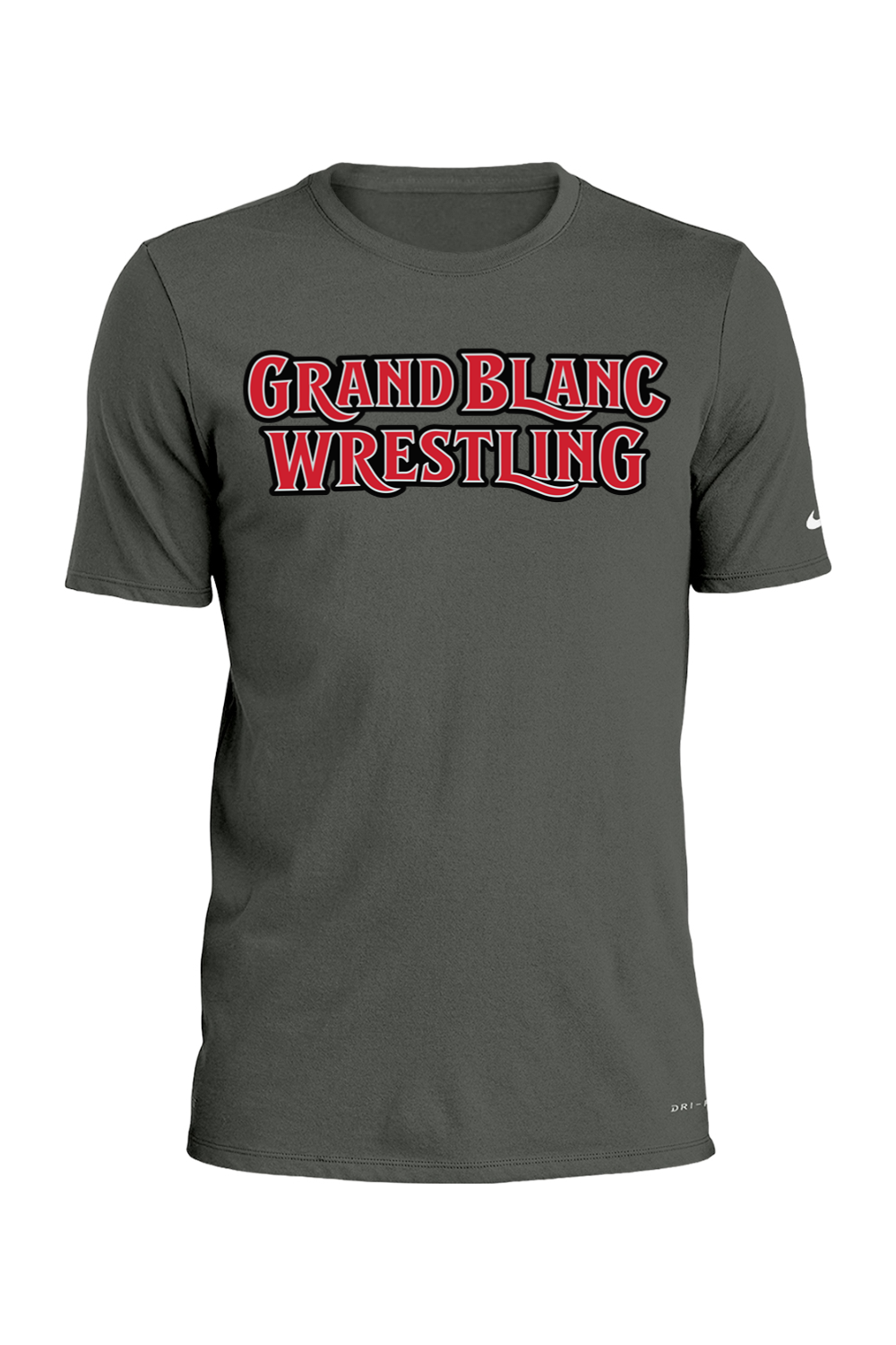 Grand Blanc Wrestling DTF Nike Dri-FIT Cotton/Poly Tee