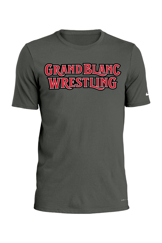 Grand Blanc Wrestling DTF Nike Dri-FIT Cotton/Poly Tee