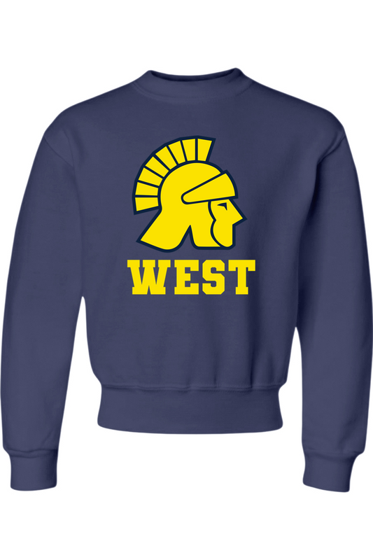 Wausau West Wrestling Youth NuBlend Crewneck Sweatshirt