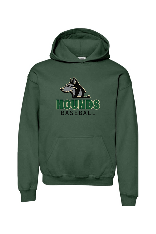 Hounds Baseball Youth Heavy Blend Hooded Sweatshirt