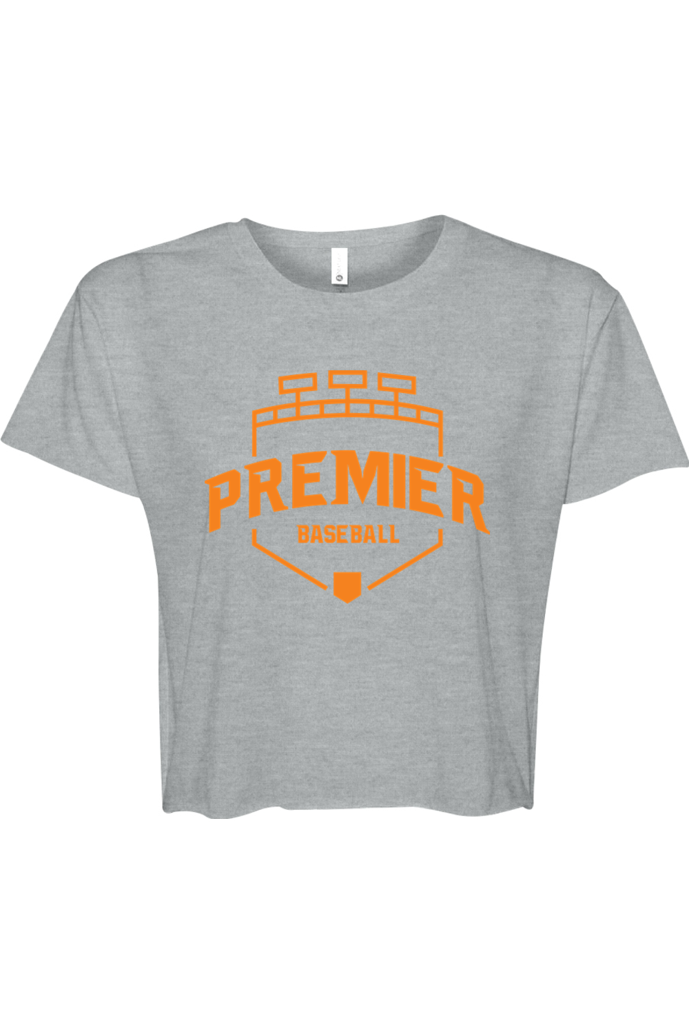 Premier Baseball AZ Women's Cali Crop - Orange Logo