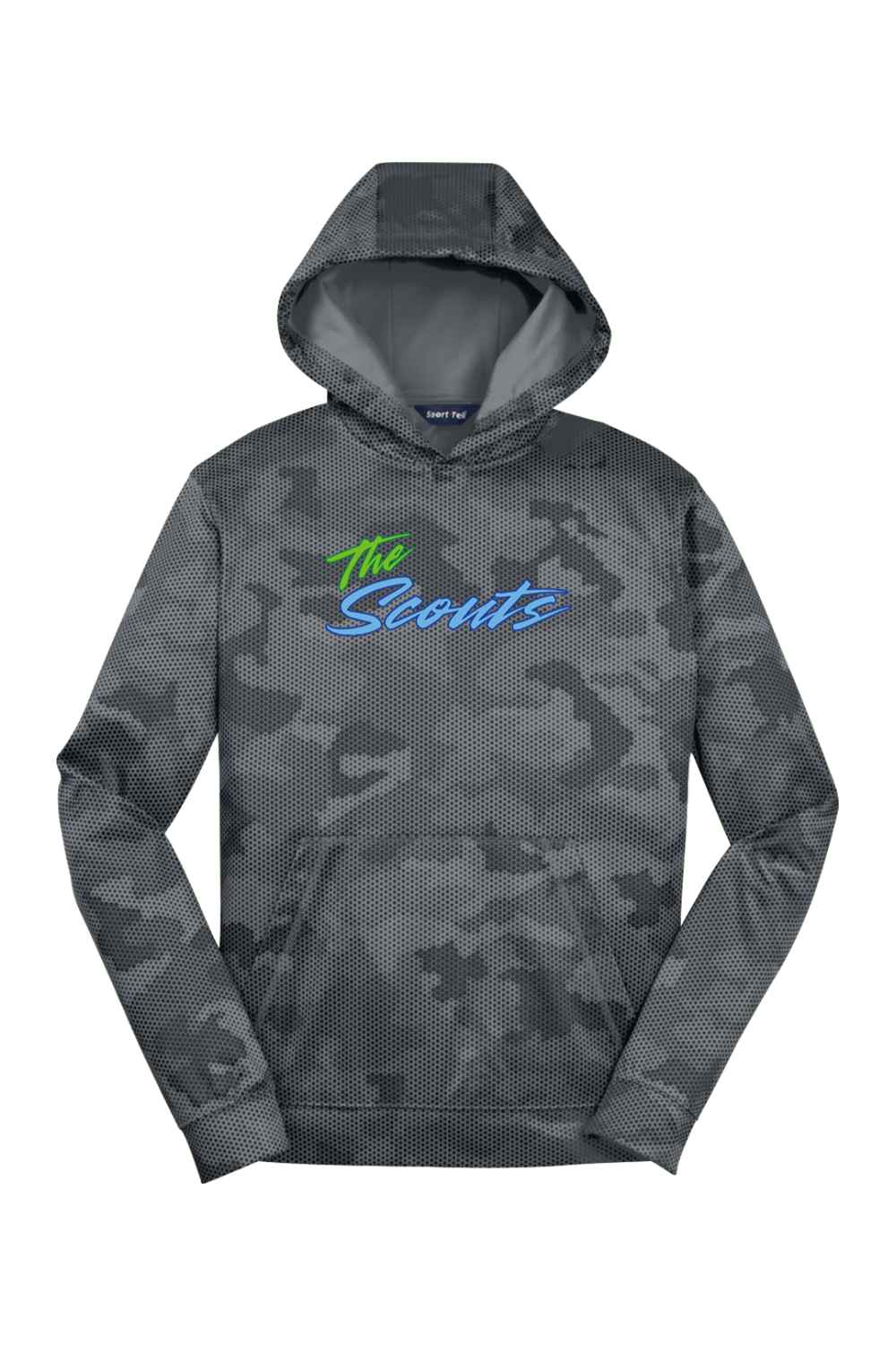 CF Scouts Baseball DTF Youth CamoHex Fleece Hooded Pullover