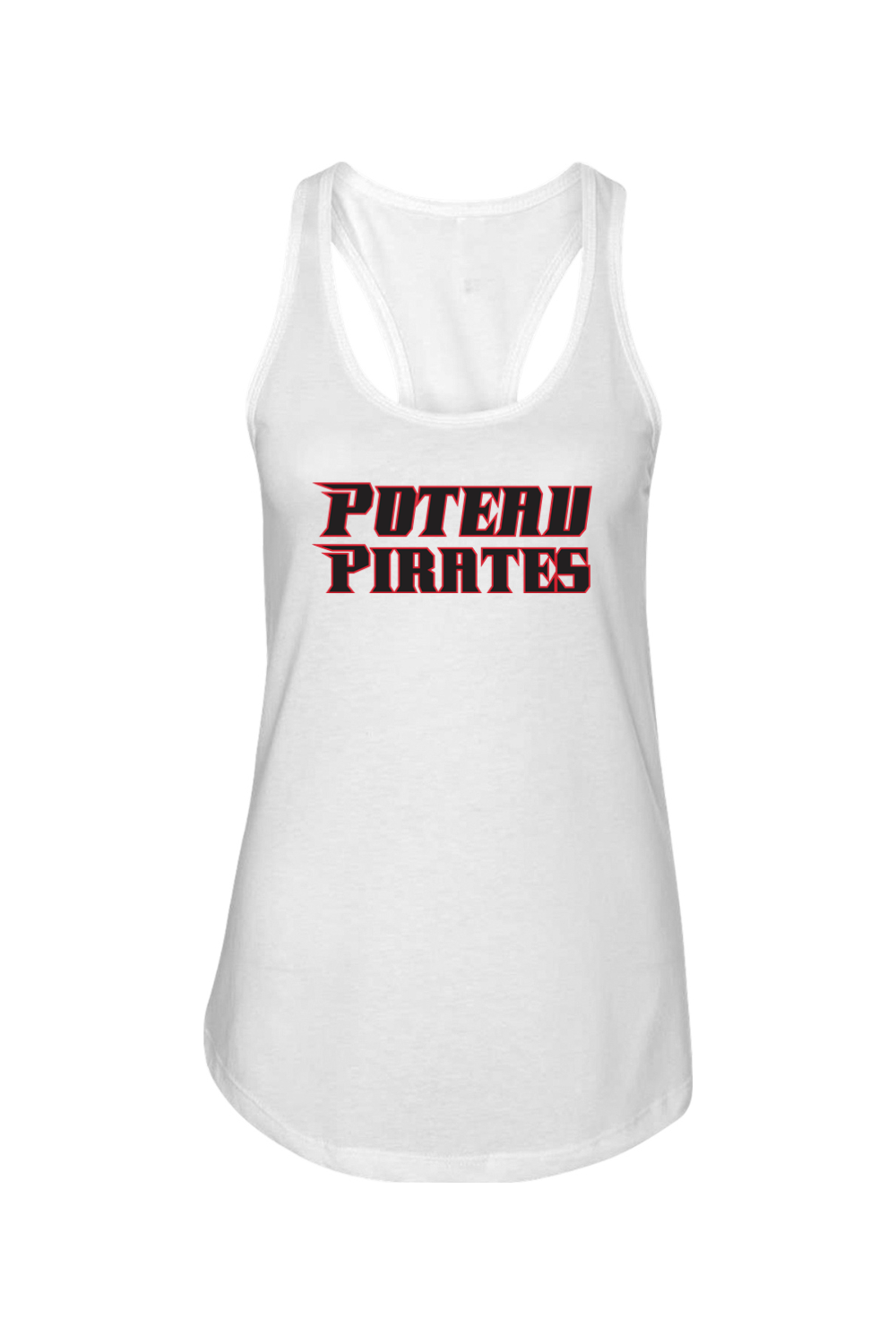 Poteau Pirates Ladies Racerback Tank