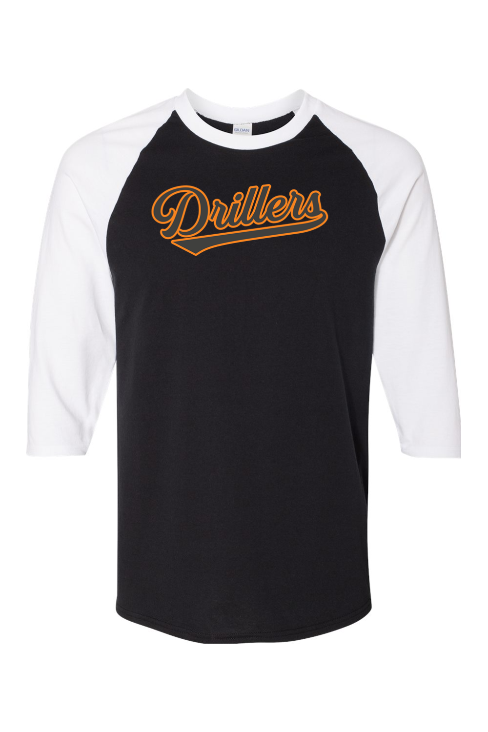Gildan Heavy Cotton Raglan Three-Quarter Sleeve T-Shirt