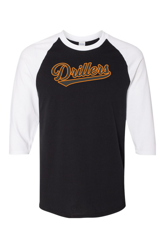 Gildan Heavy Cotton Raglan Three-Quarter Sleeve T-Shirt