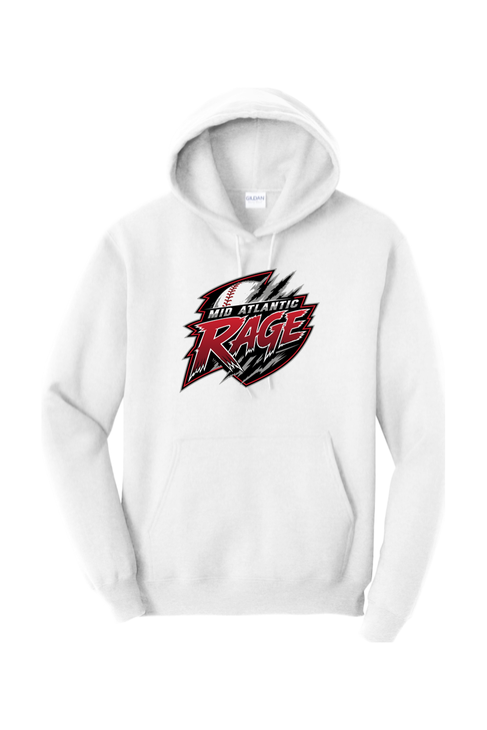 Rage Baseball DTF Heavy Blend Hooded Sweatshirt