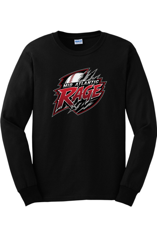 Rage Baseball DTF Cotton Long Sleeve T-Shirt