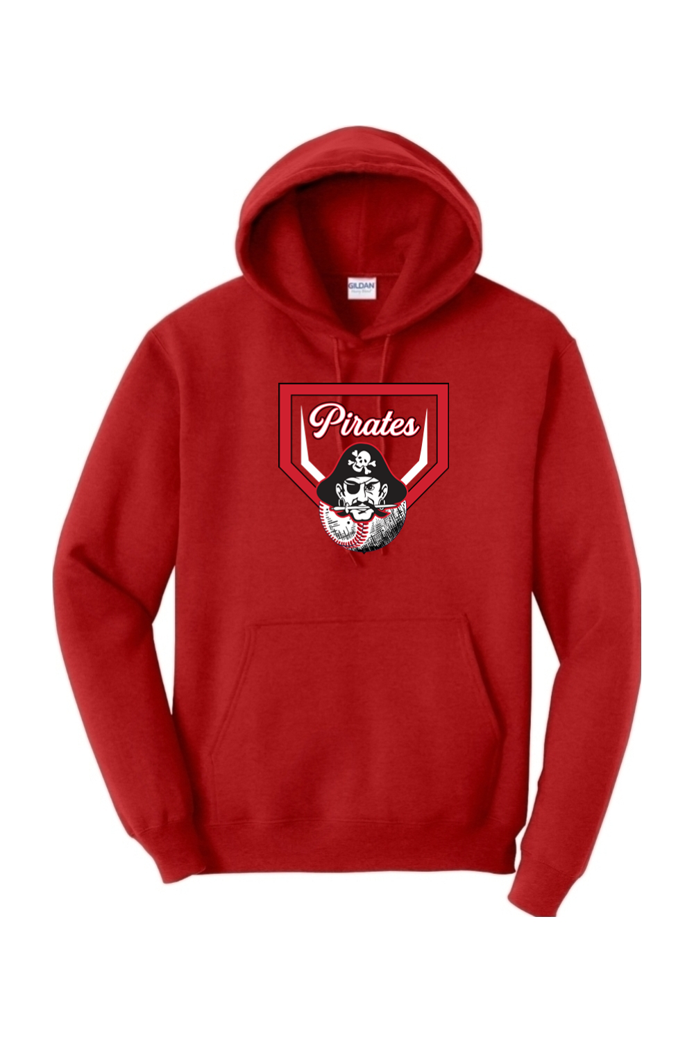 Cardington Pirates Softball DTF Blend Hooded Sweatshirt