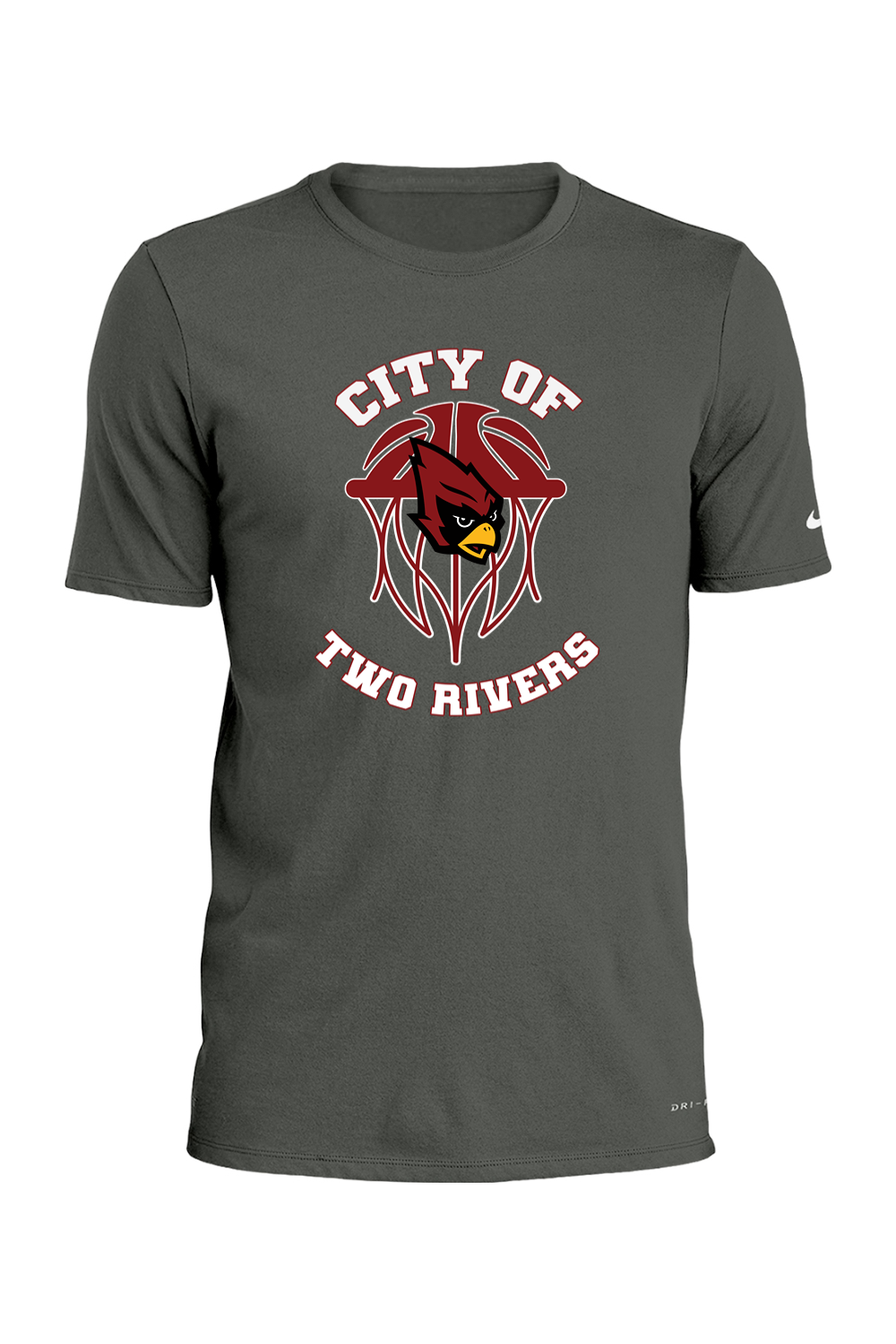 Portland Raider Basketball DTF Nike Dri-FIT Cotton/Poly Tee