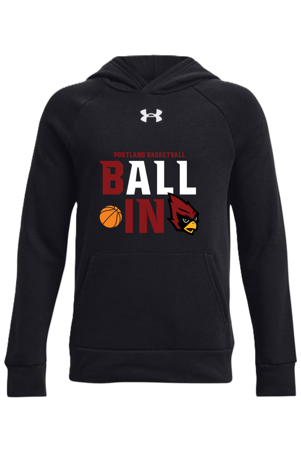 Portland Raider Basketball Under Armour Youth Rival Fleece Hooded Sweatshirt