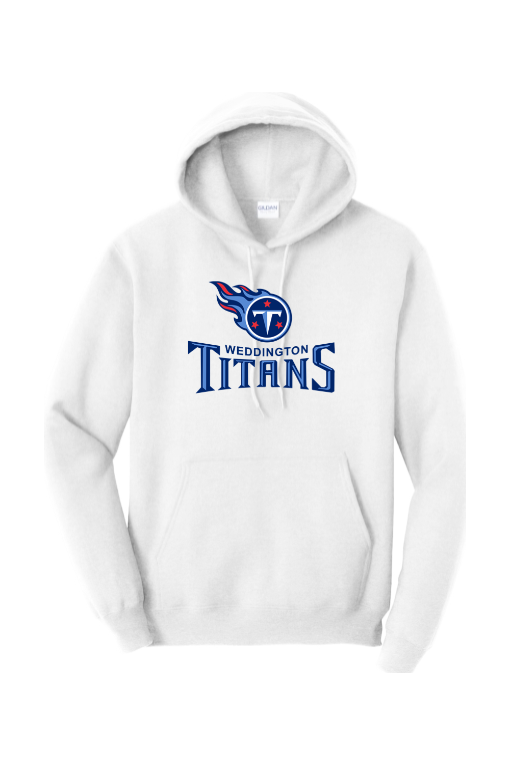 Weddington Titans Football DTF Heavy Blend Hooded Sweatshirt