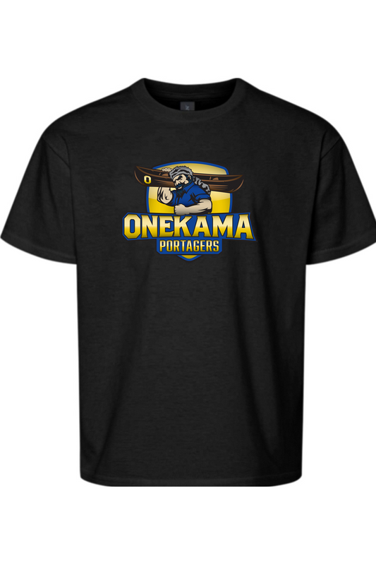 Onekama Portagers Football Youth Softstyle T-Shirt