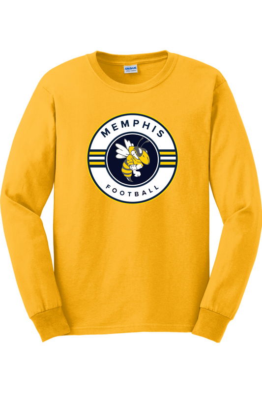Memphis Football DTF Ultra Cotton Long Sleeve T-Shirt