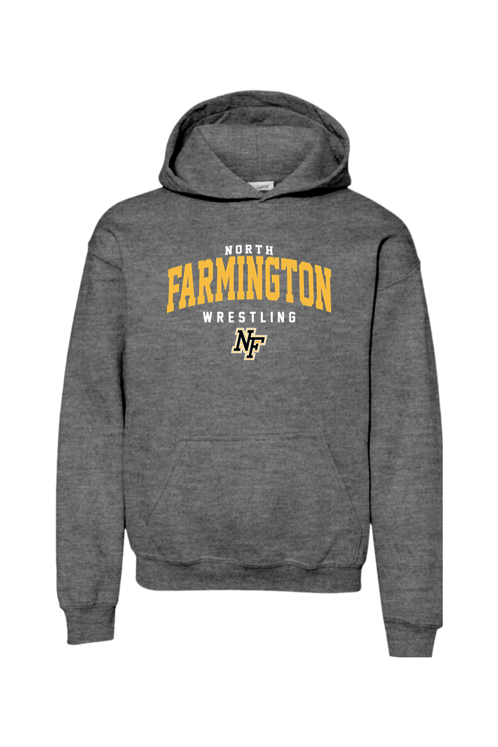 North Farmington Wrestling DTF Youth Heavy Blend Hooded Sweatshirt