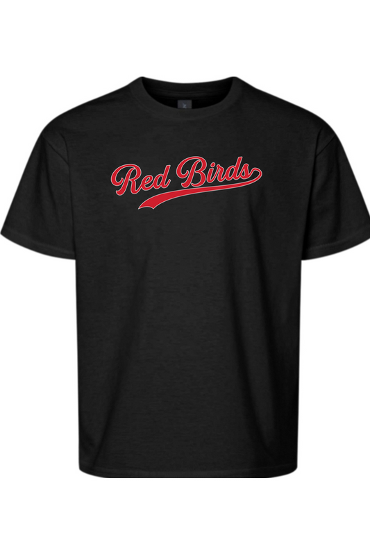Marion Redbirds Baseball DTF Youth Softstyle T-Shirt