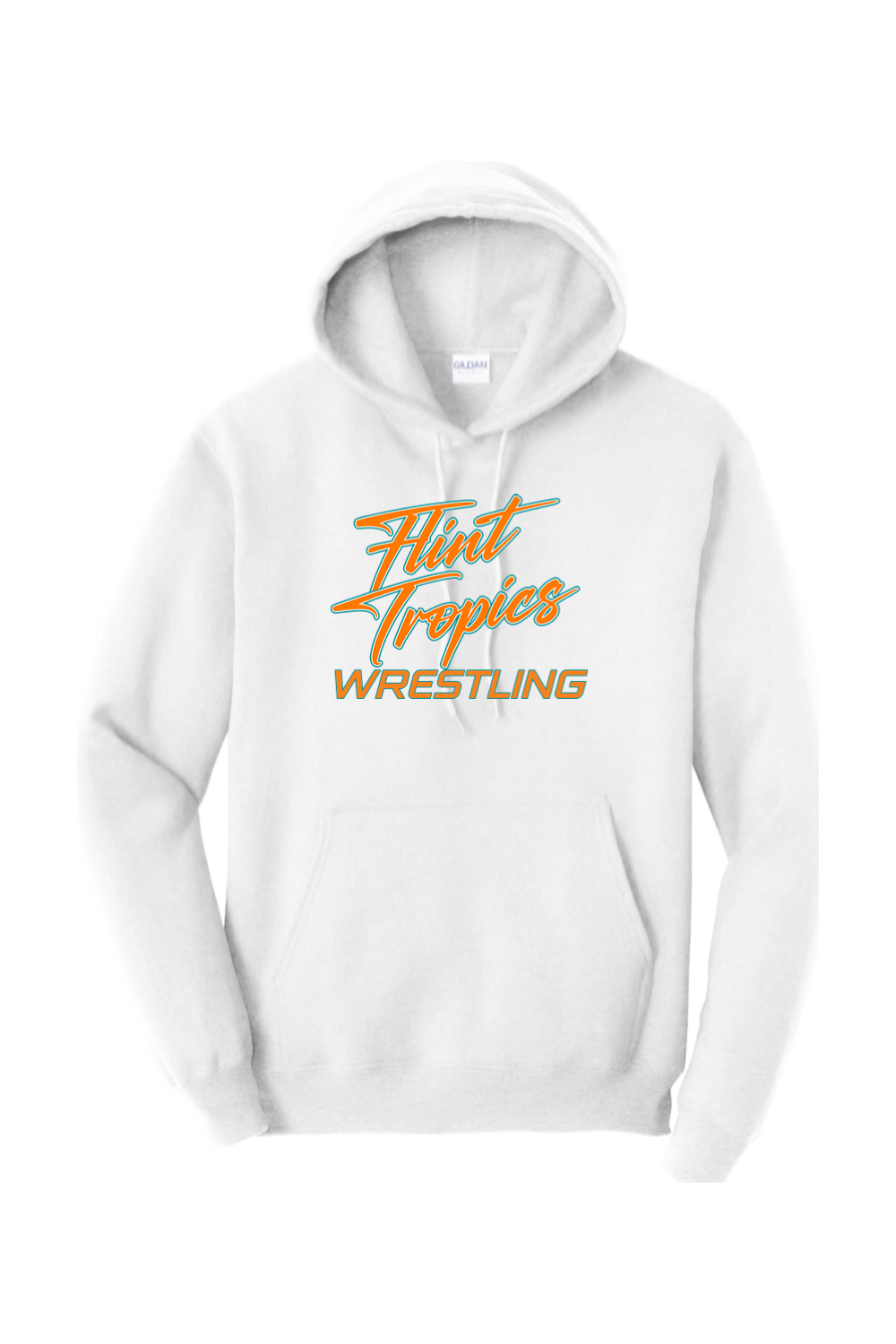 Flint Tropics Wrestling DTF Heavy Blend Hooded Sweatshirt