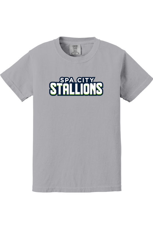 Spa City Stallions DTF Comfort Colors Youth Midweight Ring Spun Tee