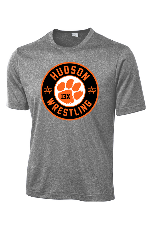 Hudson Wrestling DTF Heather Contender Tee