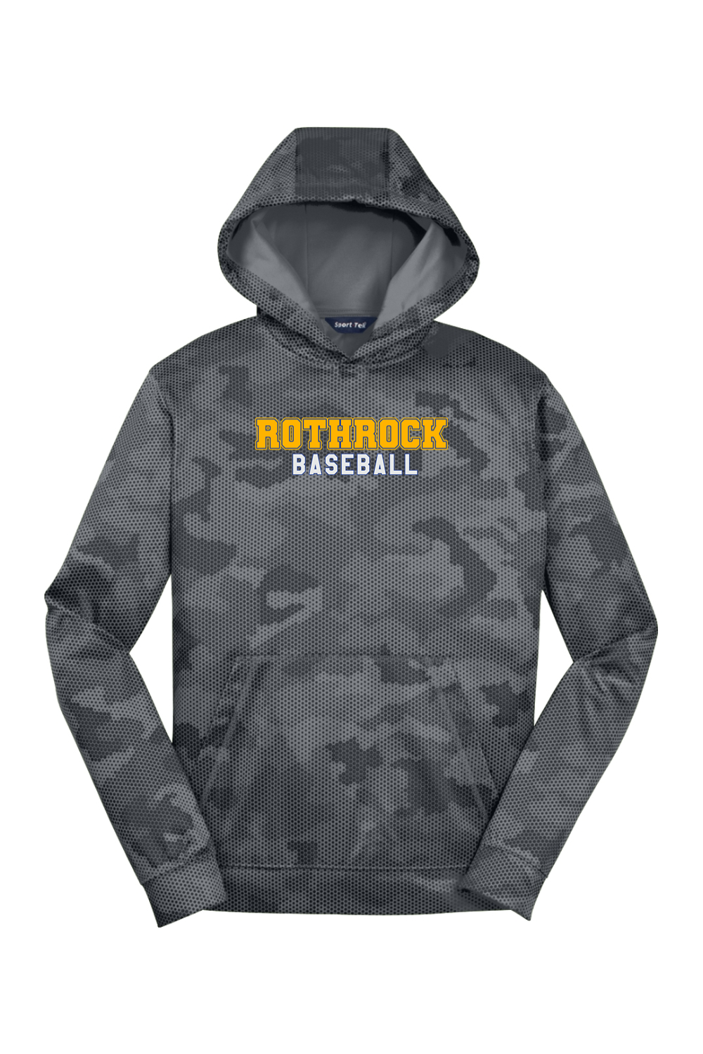 Rothrock Baseball Youth CamoHex Fleece Hooded Pullover