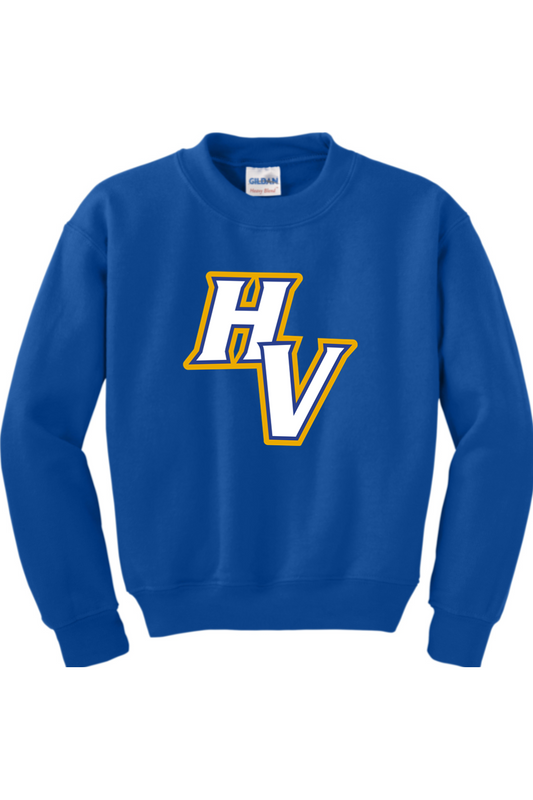 Hopkins High School Football DTF Youth Heavy Blend Crewneck Sweatshirt