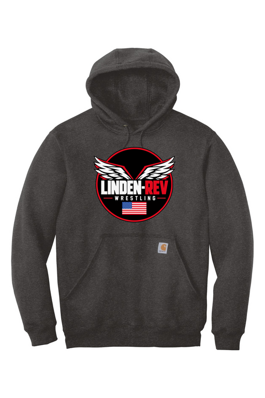 Linden Rev Wrestling DTF Carhartt Midweight Hooded Sweatshirt