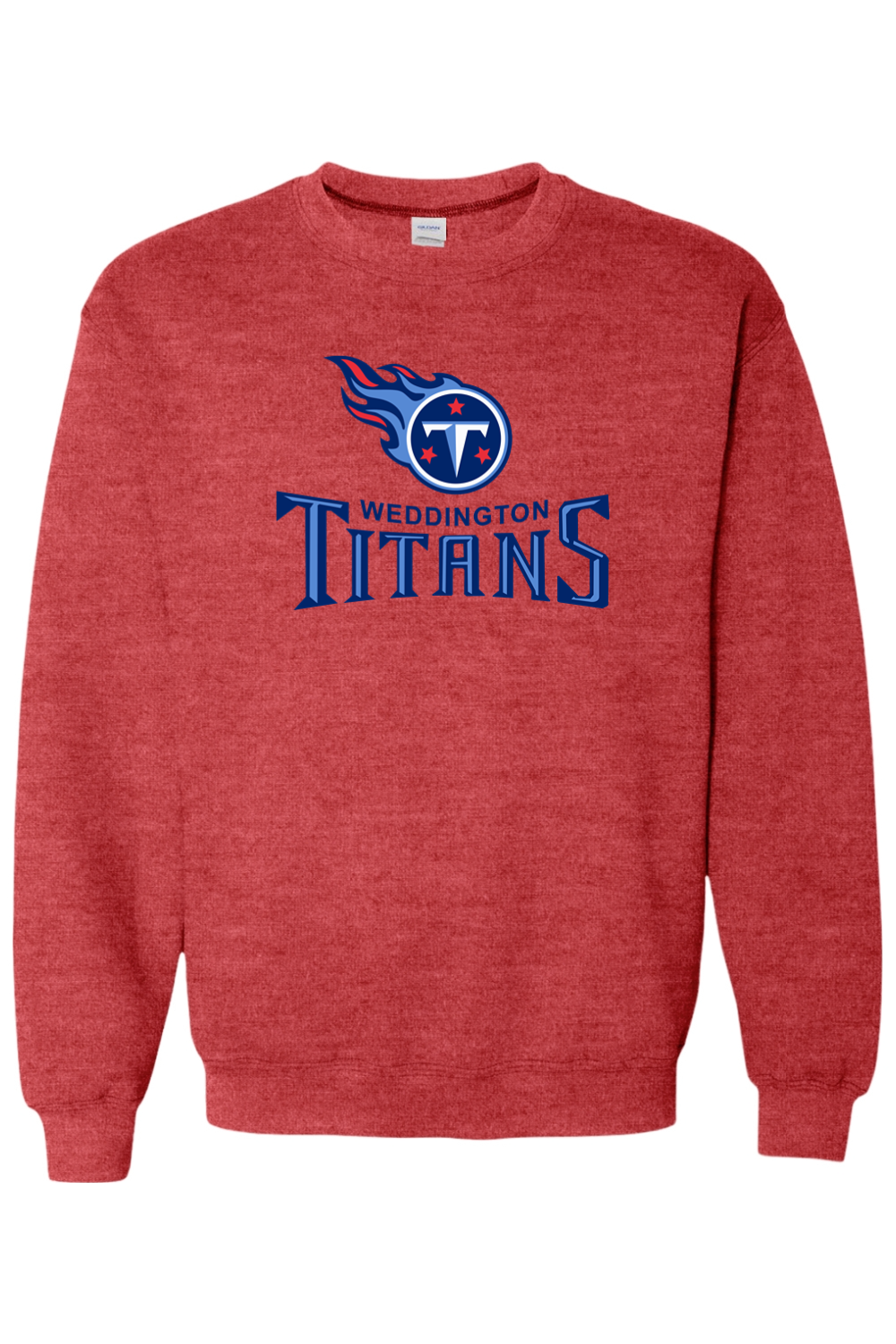 Weddington Titans Football DTF Heavy Blend Crewneck Sweatshirt