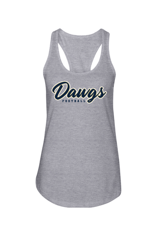 Otsego Football Navy Logo Ladies Racerback Tank