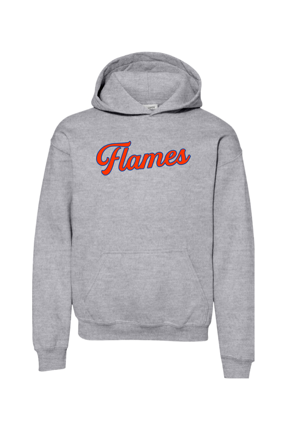 Flames MI Team DTF Youth Heavy Blend Hooded Sweatshirt