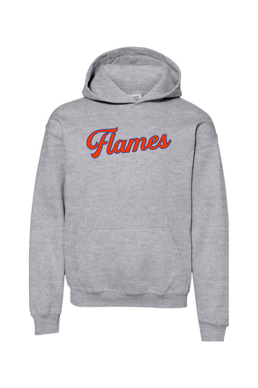 Flames MI Team DTF Youth Heavy Blend Hooded Sweatshirt